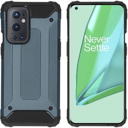 iMoshion Hoesje Geschikt voor OnePlus 9 Pro Hoesje - iMoshion Rugged Xtreme Backcover - Donkerblauw