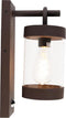 TRIO SAMBESI - Wandlamp - Bewegingssensor - Roestbruin - IP44