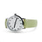Tyme Santorini - Dames Horloge - 27mm - Wit/Groen - met Cadeauverpakking