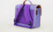 Own Stuff Lederen Kleuterboekentas Flowers - Lila/White