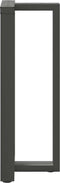 vidaXL - Bartafelpoten - 2 - st - T-vormig - 50x35x(100-101) - cm - staal - antraciet