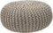 Label 51 - Gebreide Poef - Naturel