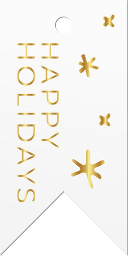 Label Kerst - Happy Holidays (50 stuks)