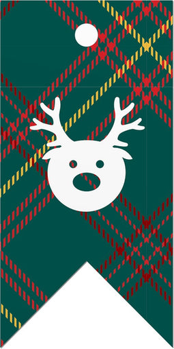 Label Kerst - ruit (50 stuks)