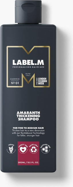 Label.M Thickening Shampoo - 1000 ml- Volume shampoo - Voor Alle haartypes -