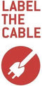 Label the Cable LTC 1230 19 inch Klittenband Geel, Zwart, Rood, Blauw