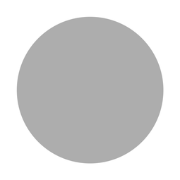 Label2X Blank wall circle gray 2 pieces