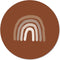 Label2X - Muurcirkel bamboo - Ø 140 cm - Dibond - Multicolor - Wandcirkel - Rond Schilderij - Muurdecoratie Cirkel - Wandecoratie rond - Decoratie voor woonkamer of slaapkamer