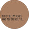 Label2X - Muurcirkel bamboo - Ø 20 cm - Forex - Multicolor - Wandcirkel - Rond Schilderij - Muurdecoratie Cirkel - Wandecoratie rond - Decoratie voor woonkamer of slaapkamer