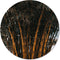 Label2X - Muurcirkel bamboo - Ø 40 cm - Forex - Multicolor - Wandcirkel - Rond Schilderij - Muurdecoratie Cirkel - Wandecoratie rond - Decoratie voor woonkamer of slaapkamer