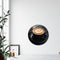 Label2X - Muurcirkel cappuccino - Ø 40 cm - Forex - Multicolor - Wandcirkel - Rond Schilderij - Muurdecoratie Cirkel - Wandecoratie rond - Decoratie voor woonkamer of slaapkamer