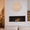 Label2X - Muurcirkel cozy - Ø 140 cm - Dibond - Multicolor - Wandcirkel - Rond Schilderij - Muurdecoratie Cirkel - Wandecoratie rond - Decoratie voor woonkamer of slaapkamer
