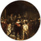 Label2X - Muurcirkel De Nachtwacht, Rembrandt van Rijn, 1642 - Ø 12 cm - Forex - Multicolor - Wandcirkel - Rond Schilderij - Muurdecoratie Cirkel - Wandecoratie rond - Decoratie voor woonkamer of slaapkamer