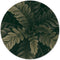 Label2X - Muurcirkel greeny - Ø 120 cm - Forex - Multicolor - Wandcirkel - Rond Schilderij - Muurdecoratie Cirkel - Wandecoratie rond - Decoratie voor woonkamer of slaapkamer