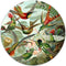 Label2X - Muurcirkel hummingbirds van Ernst Haeckel - Ø 60 cm - Forex - Multicolor - Wandcirkel - Rond Schilderij - Muurdecoratie Cirkel - Wandecoratie rond - Decoratie voor woonkamer of slaapkamer