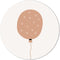 Label2X - Muurcirkel kids ballon - 120 cm - Forex - Multicolor - Wandcirkel - Rond Schilderij - Muurdecoratie Cirkel - Wandecoratie rond - Decoratie voor woonkamer of slaapkamer
