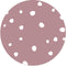 Label2X Muurcirkel kids dots oudroze - Ø 20 cm / Forex - Wandcirkel kids dots - Wandcirkel kinderkamer - Wandcirkel rond - Wanddecoratie woonkamer - Wandcirkel - Muurcirkel binnen - Wandbord rond - Muurcirkel - WallCircle