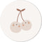 Label2X - Muurcirkel kids kersjes - 40 cm - Forex - Multicolor - Wandcirkel - Rond Schilderij - Muurdecoratie Cirkel - Wandecoratie rond - Decoratie voor woonkamer of slaapkamer