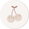 Label2X - Muurcirkel kids kersjes - 60 cm - Dibond - Multicolor - Wandcirkel - Rond Schilderij - Muurdecoratie Cirkel - Wandecoratie rond - Decoratie voor woonkamer of slaapkamer
