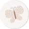 Label2X - Muurcirkel kids vlindertje - 12 cm - Forex - Multicolor - Wandcirkel - Rond Schilderij - Muurdecoratie Cirkel - Wandecoratie rond - Decoratie voor woonkamer of slaapkamer