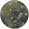 Label2X - Muurcirkel klaverbloemen Jac van Looij, ca. 1897 - Ø 80 cm - Forex - Multicolor - Wandcirkel - Rond Schilderij - Muurdecoratie Cirkel - Wandecoratie rond - Decoratie voor woonkamer of slaapkamer