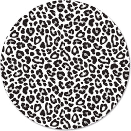 Label2X - Muurcirkel leopard - Ø 140 cm - Forex - Multicolor - Wandcirkel - Rond Schilderij - Muurdecoratie Cirkel - Wandecoratie rond - Decoratie voor woonkamer of slaapkamer