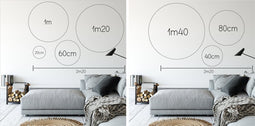 Label2X - Muurcirkel leopard terracotta - Ø 12 cm - Forex - Multicolor - Wandcirkel - Rond Schilderij - Muurdecoratie Cirkel - Wandecoratie rond - Decoratie voor woonkamer of slaapkamer