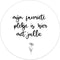 Label2X - Muurcirkel mijn favoriete plekje is hier met jullie wit - Ø 100 cm - Forex - Multicolor - Wandcirkel - Rond Schilderij - Muurdecoratie Cirkel - Wandecoratie rond - Decoratie voor woonkamer of slaapkamer