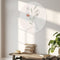 Label2X - Muurcirkel one line drawing - Ø 80 cm - Forex - Multicolor - Wandcirkel - Rond Schilderij - Muurdecoratie Cirkel - Wandecoratie rond - Decoratie voor woonkamer of slaapkamer