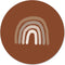 Label2X - Muurcirkel regenboog - Ø 80 cm - Dibond - Multicolor - Wandcirkel - Rond Schilderij - Muurdecoratie Cirkel - Wandecoratie rond - Decoratie voor woonkamer of slaapkamer