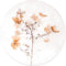 Label2X - Muurcirkel soft flower - Ø 20 cm - Forex - Multicolor - Wandcirkel - Rond Schilderij - Muurdecoratie Cirkel - Wandecoratie rond - Decoratie voor woonkamer of slaapkamer