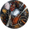 Label2X - Muurcirkel spices - Ø 20 cm - Forex - Multicolor - Wandcirkel - Rond Schilderij - Muurdecoratie Cirkel - Wandecoratie rond - Decoratie voor woonkamer of slaapkamer