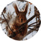 Label2X - Muurcirkel squirrel - Ø 30 cm - Dibond - Multicolor - Wandcirkel - Rond Schilderij - Muurdecoratie Cirkel - Wandecoratie rond - Decoratie voor woonkamer of slaapkamer