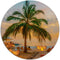 Label2X - Muurcirkel summer vibe - Ø 12 cm - Forex - Multicolor - Wandcirkel - Rond Schilderij - Muurdecoratie Cirkel - Wandecoratie rond - Decoratie voor woonkamer of slaapkamer