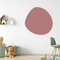 Label2X Wall sticker plain organic shape