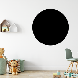 Label2X Wall sticker plain round