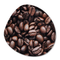 Label2X Organic shape coffee beans