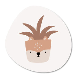 Label2X Organic shape lion