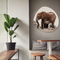 Label2X Organic shape elephant baby