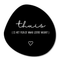 Label2X Organic form home black