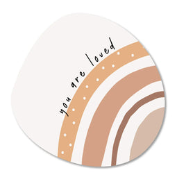 Label2X Organic shape you are loved