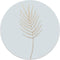 Label2X - Schilderij - Leaf Ø - Multicolor - 80 X 80 Cm