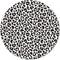Label2X - Schilderij - Leopard Ø Aanbevolen - Multicolor - 100 X 100 Cm