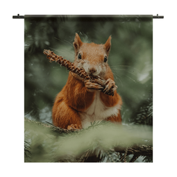 Label2X Tapestry squirrel
