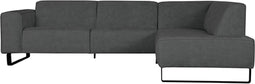 LABEL51 Amaro Hoekbank - Grijs - Velours - Rechts - -
