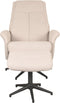 LABEL51 Bergen Fauteuil - Naturel - Boucle - Incl. Hocker - -