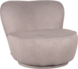 LABEL51 Bunny Fauteuil - Bruin - Microfiber - -