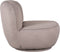 LABEL51 Bunny Fauteuil - Bruin - Microfiber - -