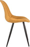 LABEL51 Capri Eetkamerstoel - Geel - Fluweel - Stoel - Kuipstoel