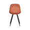 LABEL51 Capri Eetkamerstoel - Oranje - Fluweel - Stoel - Kuipstoel